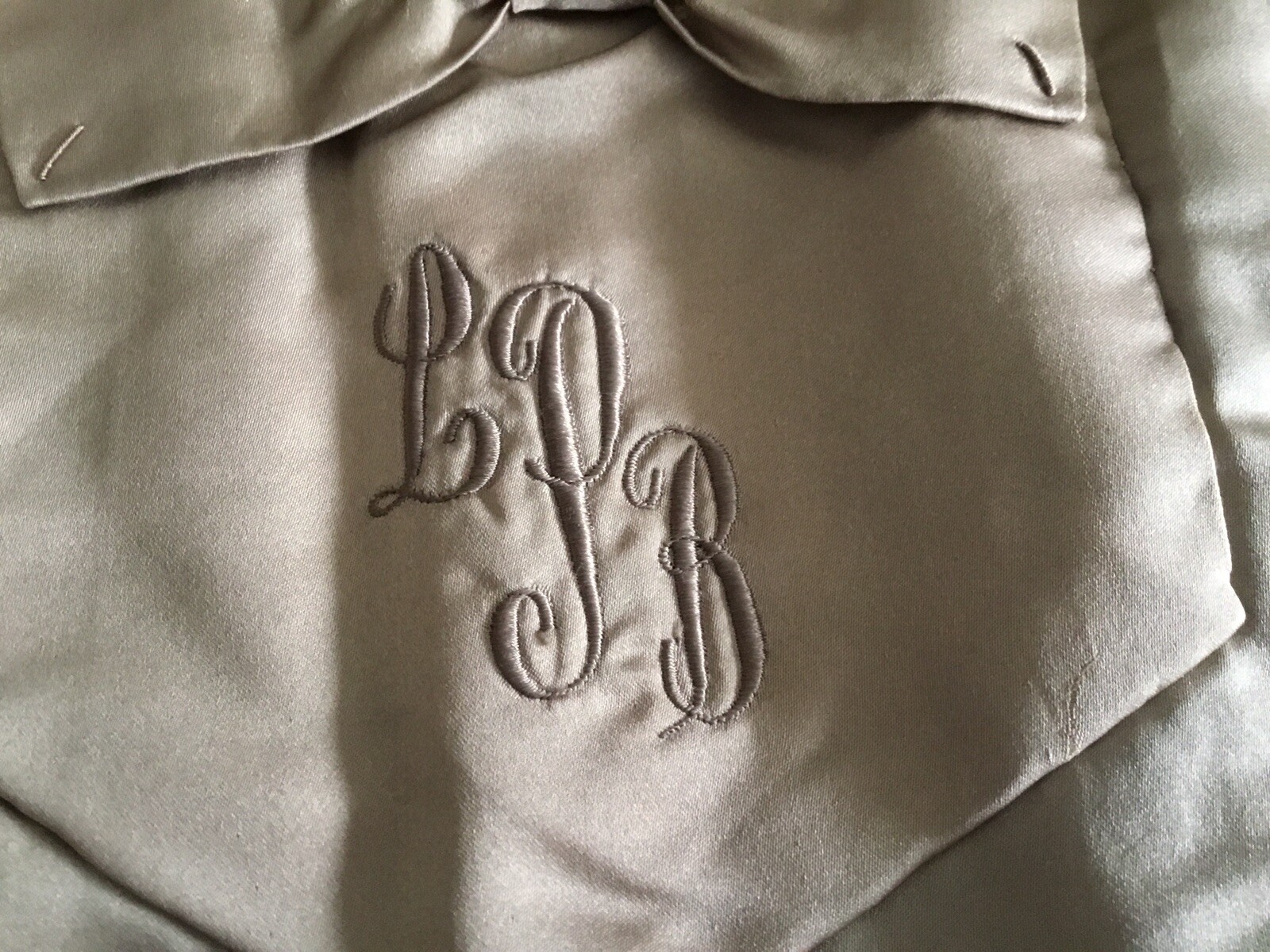 Vintage Mink Stole tan Schimmel Furs St. Louis Union Made 1955 Pockets Initials