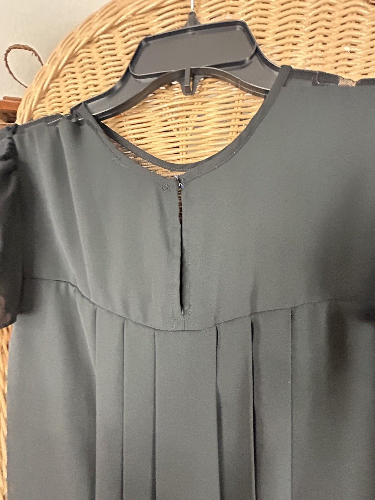 Vintage Dress 1989 Black Diamond’s Run 9/10 Goth Witch coquette twee