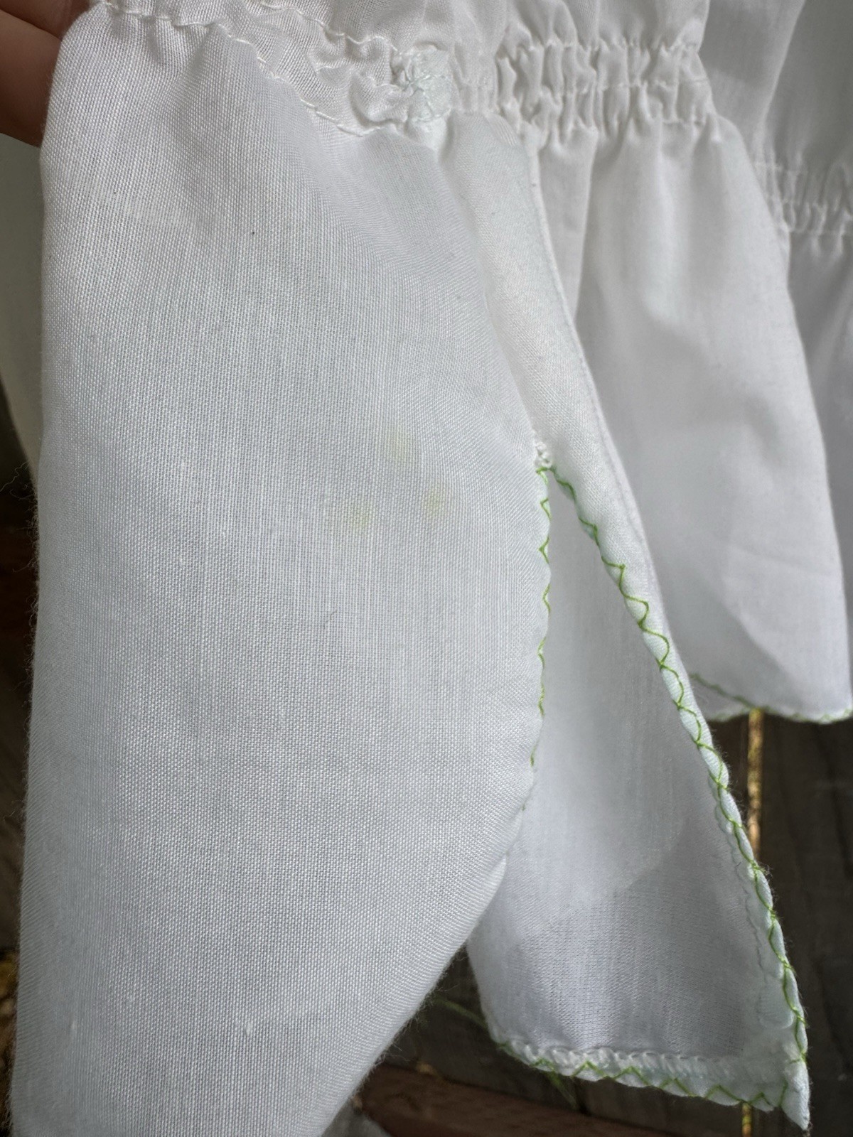 1960s/70s Vintage Embroidered Greek Folk Blouse Peplum Tunic XS/S/M