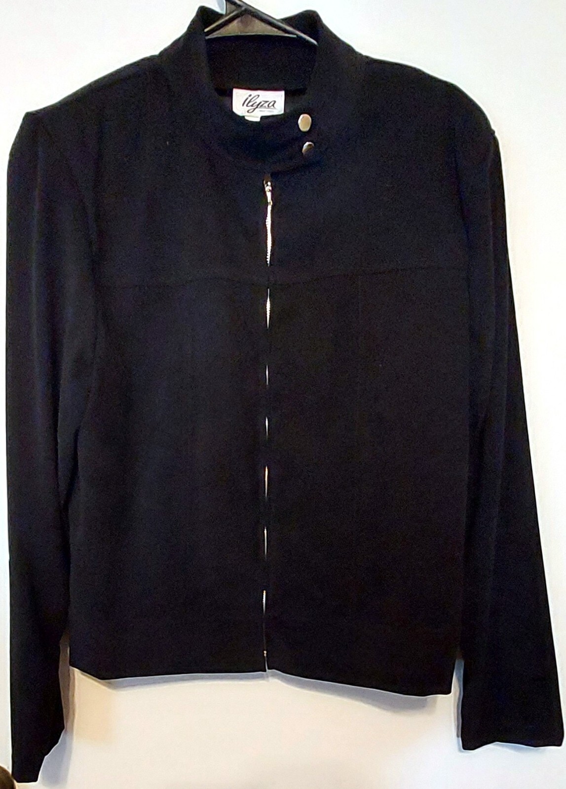 VTG lyza Womans Velvet Black Pants Suit Great Conition sz M