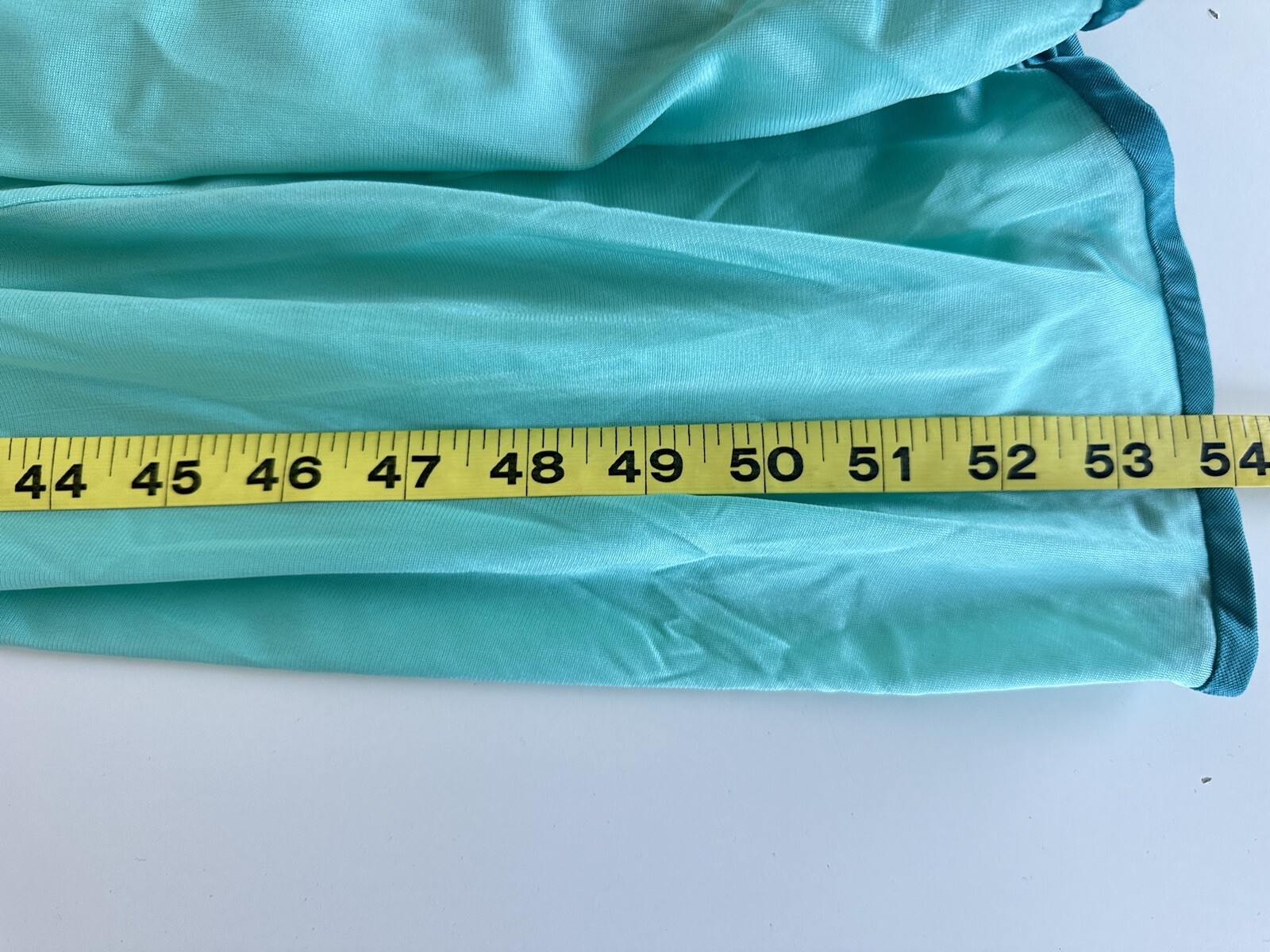 Vintage 70s Dutchess Individually Yours Teal Nightgown Slip Fairy Whimsy Cottage
