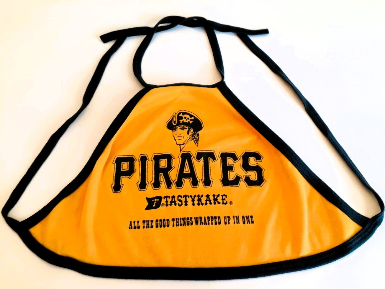 RARE 1970s Pittsburgh Pirates Tastykake Tie Back Halter Top Fun-Tees Vintage NOS