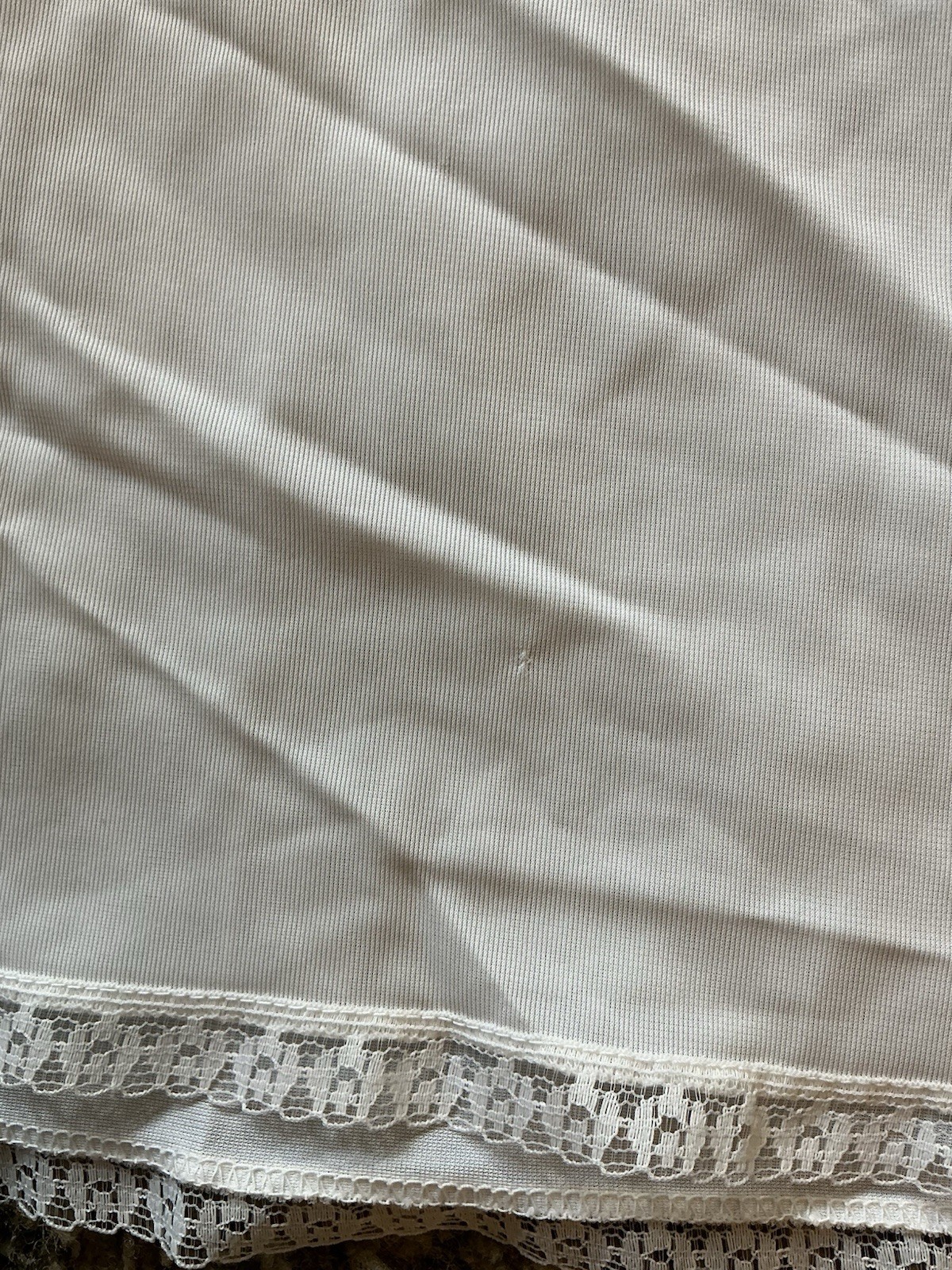 Vintage Stoneswear Full Length Half Slip Size Small White