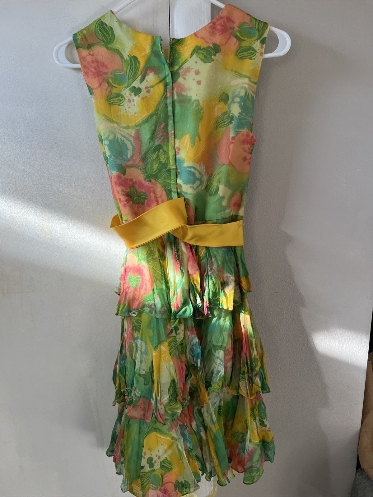 S 1960s Sleeveless Shift Dress Spring Summer NOS 60s VTG