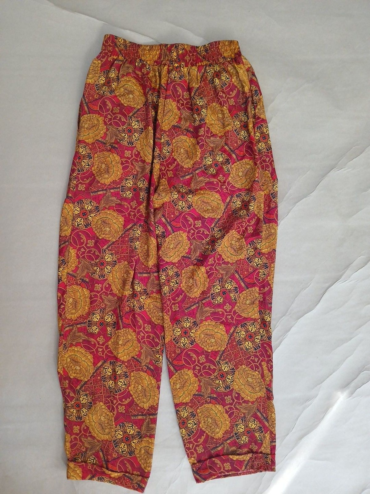 Vintage 1980s Laura & Jayne Collection Pull On Pants Size 6 Golden Girls Pockets