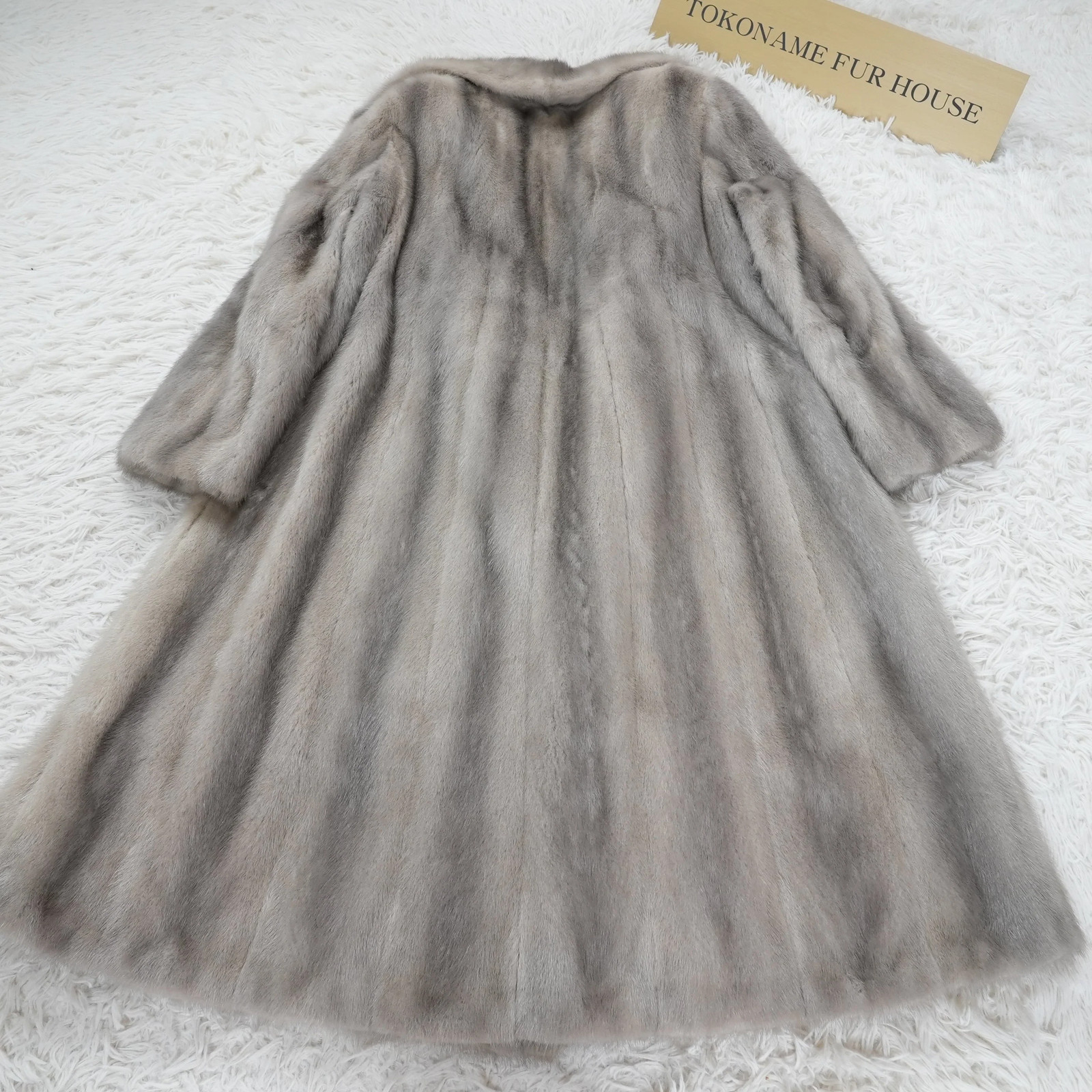 Sapphire Mink Long Coat A-LINE – Genuine Vintage Fur From Japan