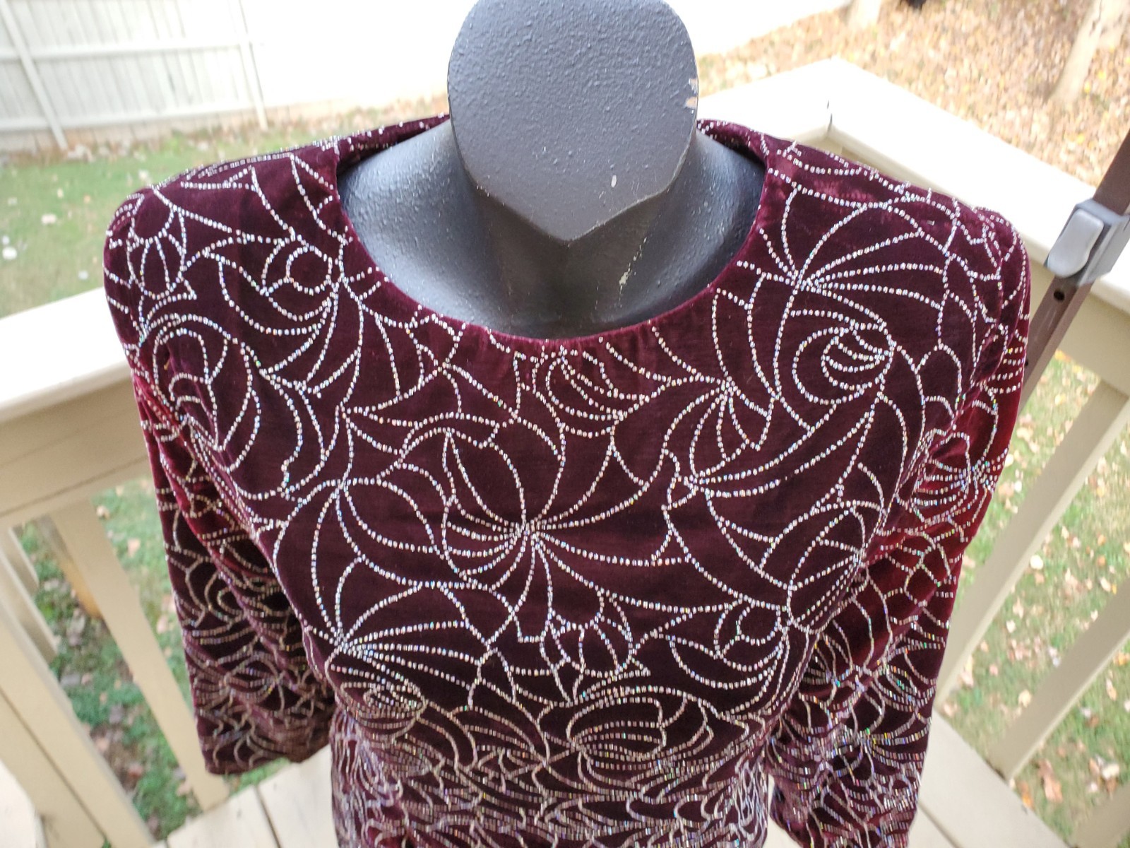 Vintage Geoffrey Beene Dress Rhinestone/Glitter Dress