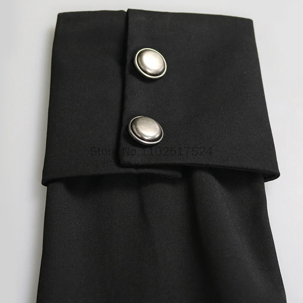 Gothic British Style Coat ForWomen Medieval Steampunk SolidColor Irregular Stand