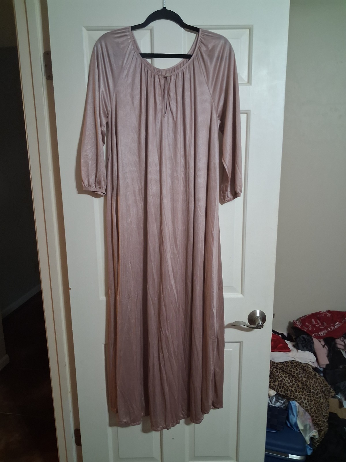 Huge Big Mama Jama Brown Vintage One Size Fits The Entire Neighborhood Nightgown