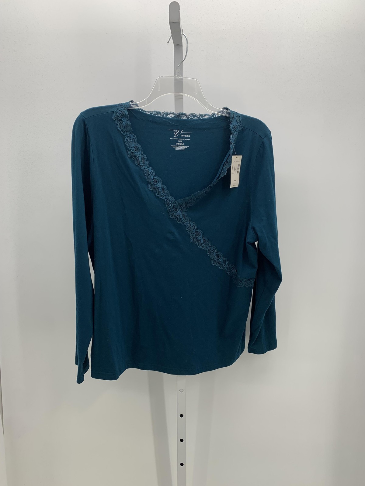 Venezia Size 18/20 W Womens Long Sleeve Shirt
