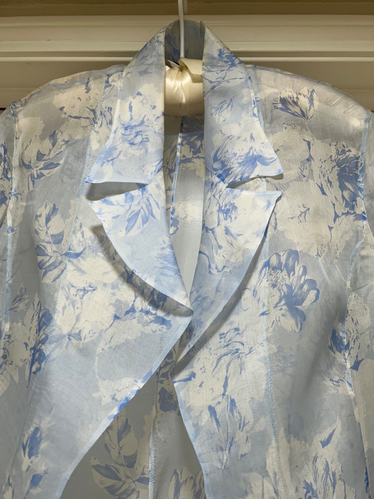 Maison ALMA COUTURE Dress + Coat Ensemble/Silk Chiffon/Made in Italy/Size M