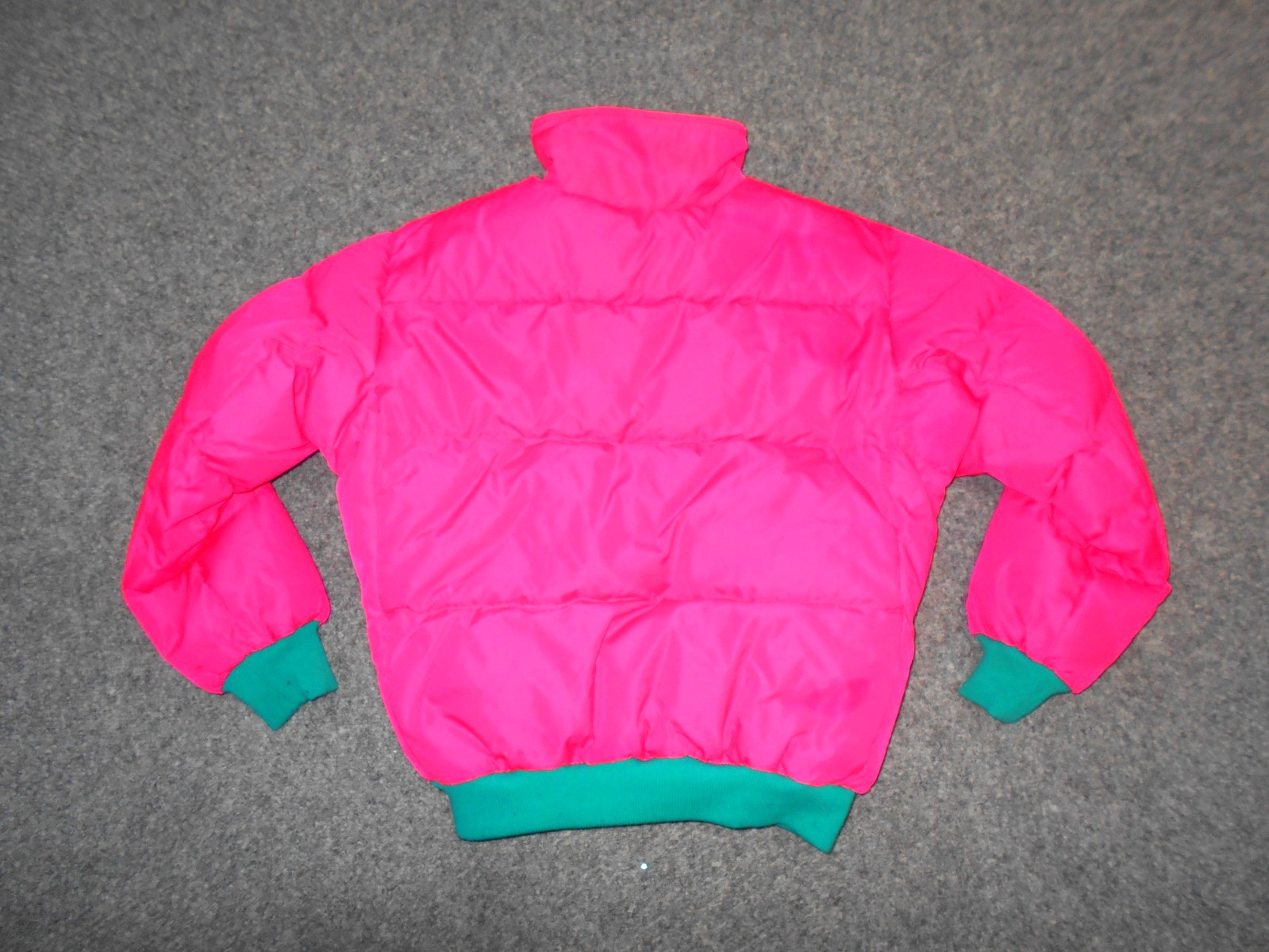 COLUMBIA VTG 80’S WOMENS MEDIUM REVERSIBLE DOWN FILLED PUFFER JACKET