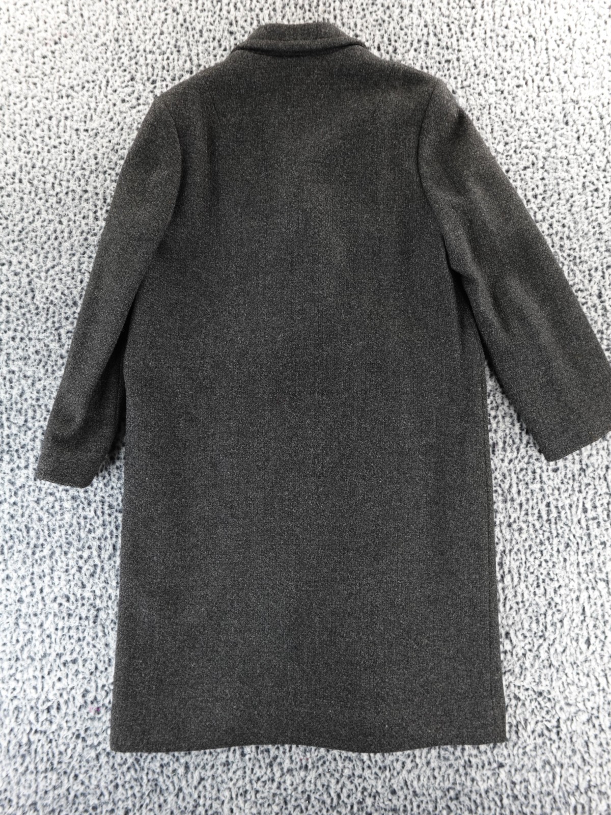Vintage 1950s Pendleton 100% Virgin Wool Charcoal Gray Town Coat Women’s Sz M