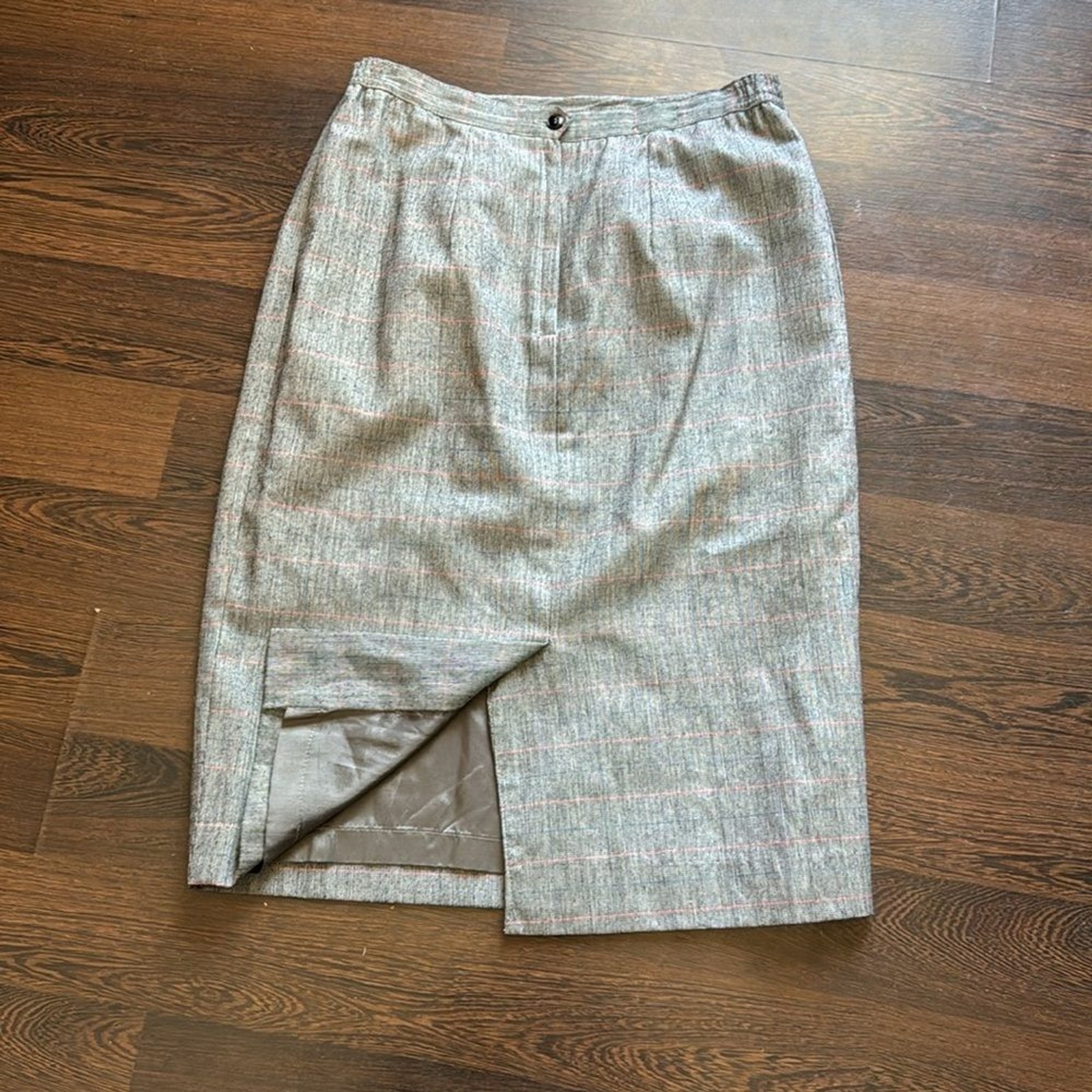 Gilmor Vintage Midi Skirt Gray Medium