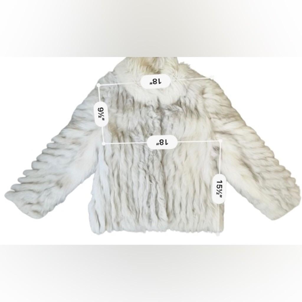 Vintage Saga Fox Silver Fox Coat Size Small