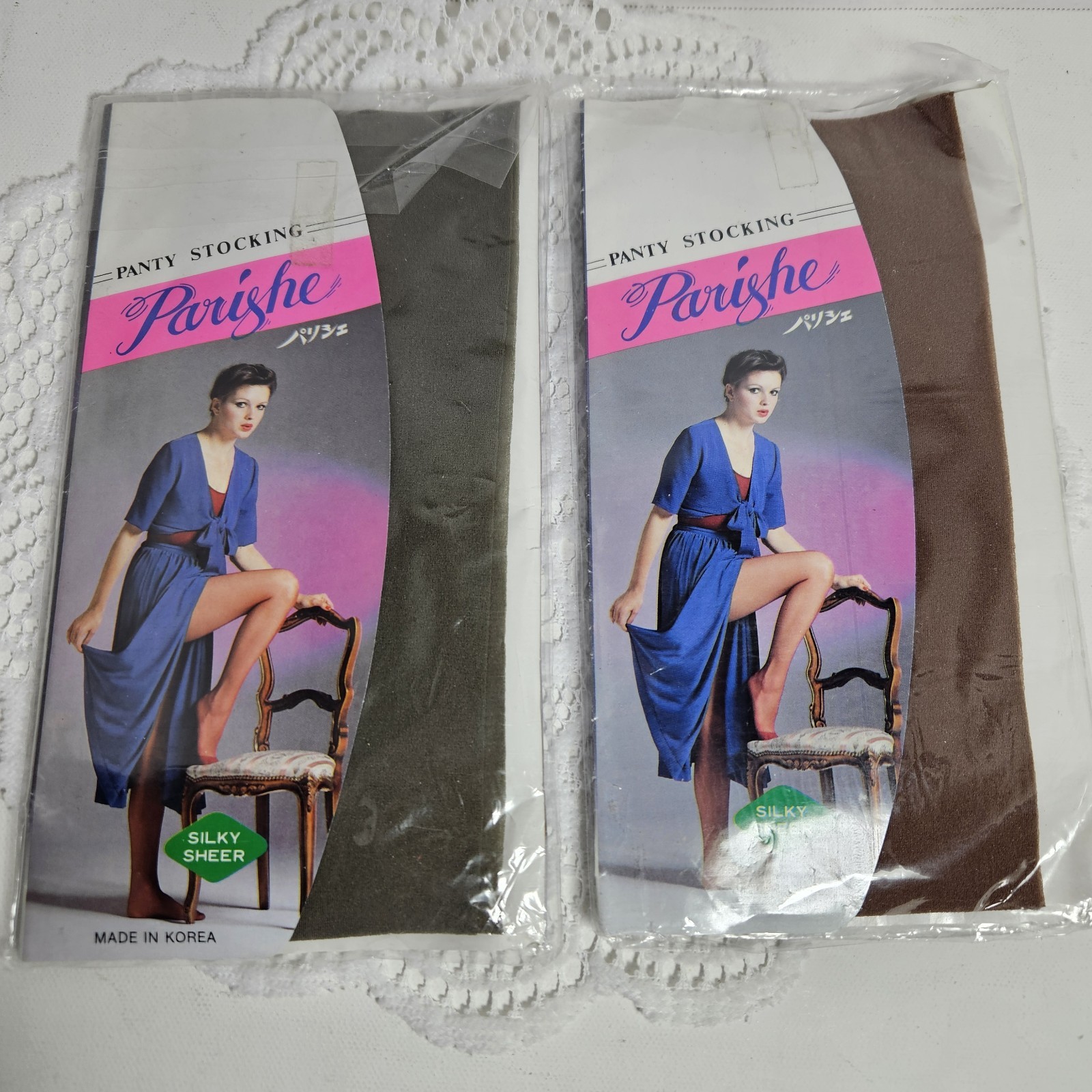 Panty Stocking PARISHE Silky Sheer 5′ to 6′ Grey Taupe 100-200 LBS