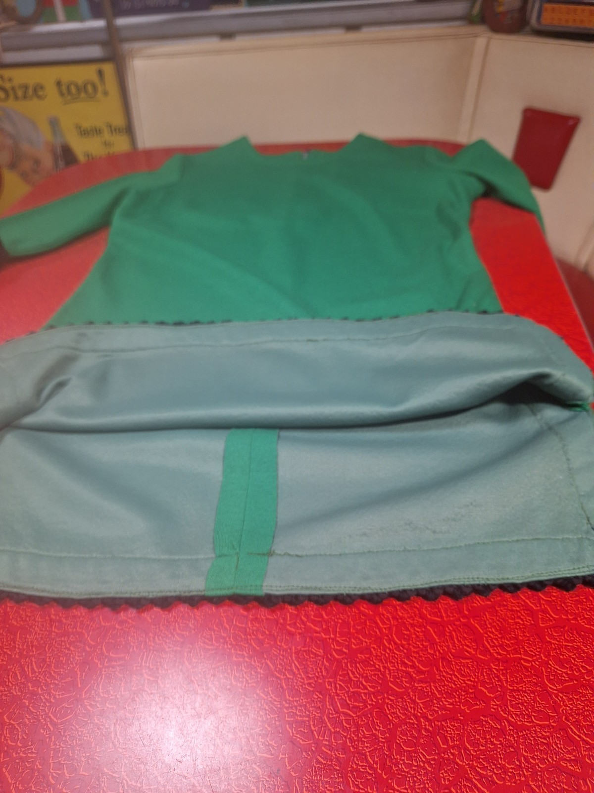 True VTG Mid-century Mod 1960s 1970s 2-Way Mini Dress / Skirt Set M/L Suit MCM