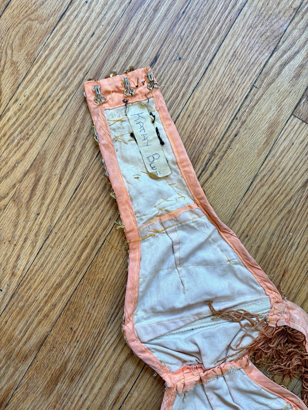 1930’s Sequin And Fringe Burlesque Showgirl Bralette
