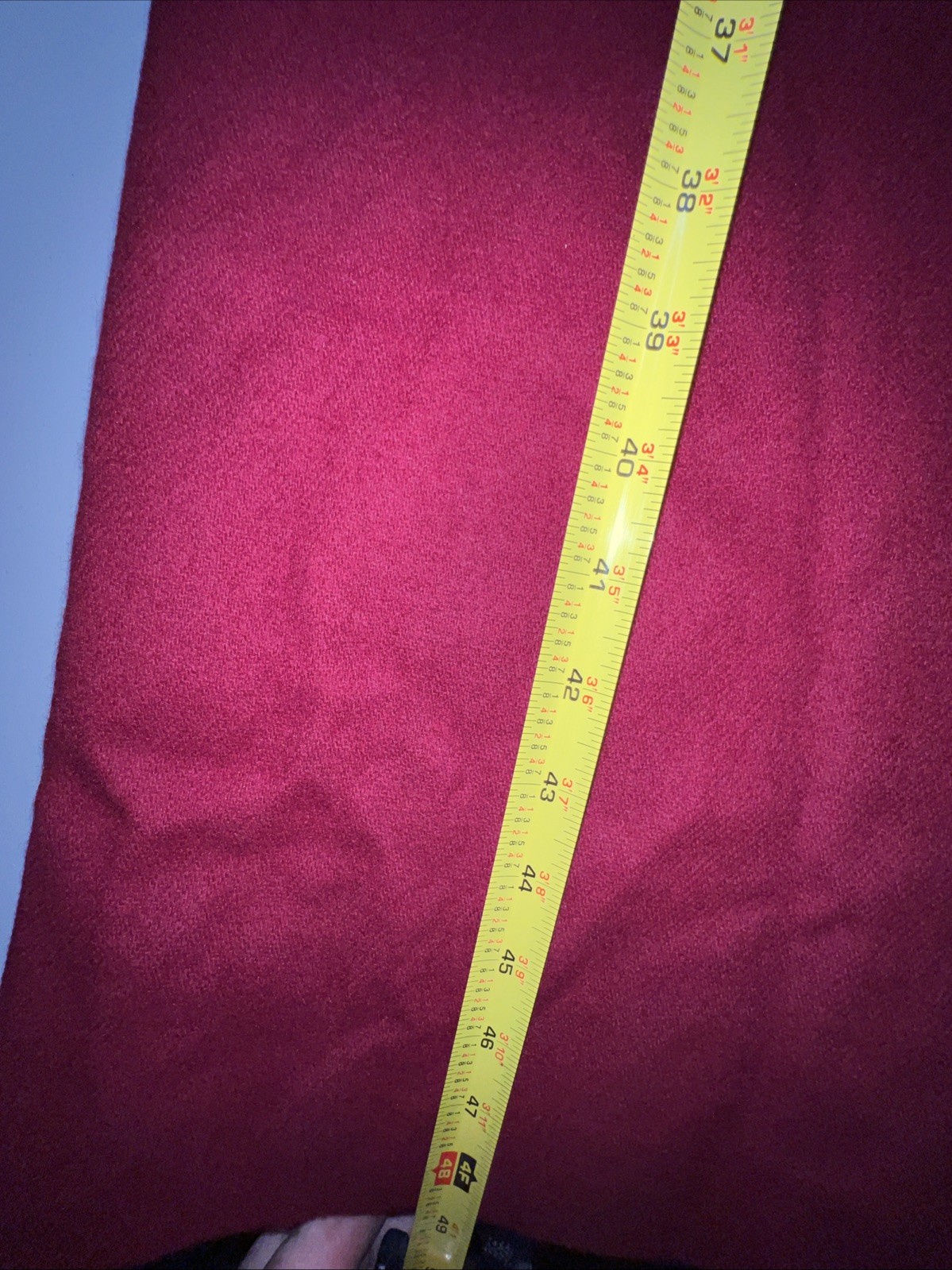 Vintage Bromley collection overcoat women’s 10 wool red Double breasted lined