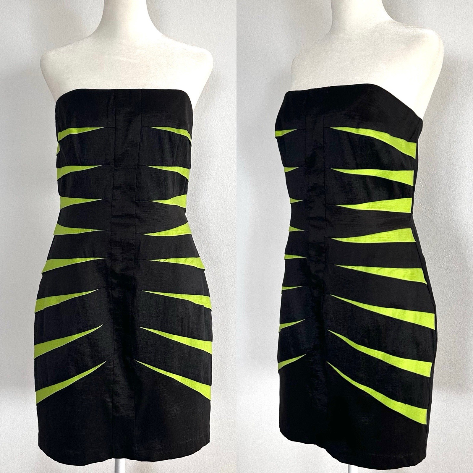 Vintage Rare 90s Jessica McClintock Strapless Prom Party Dress Y2K