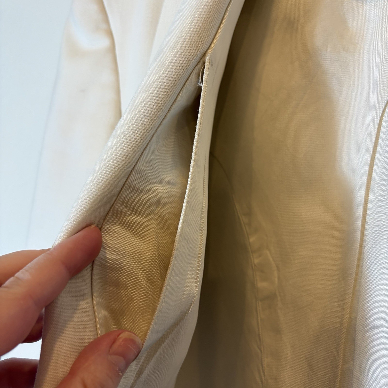 Vintage 1950s USAF U.S. Air Force Women’s White Formal Dress Jacket ARDC