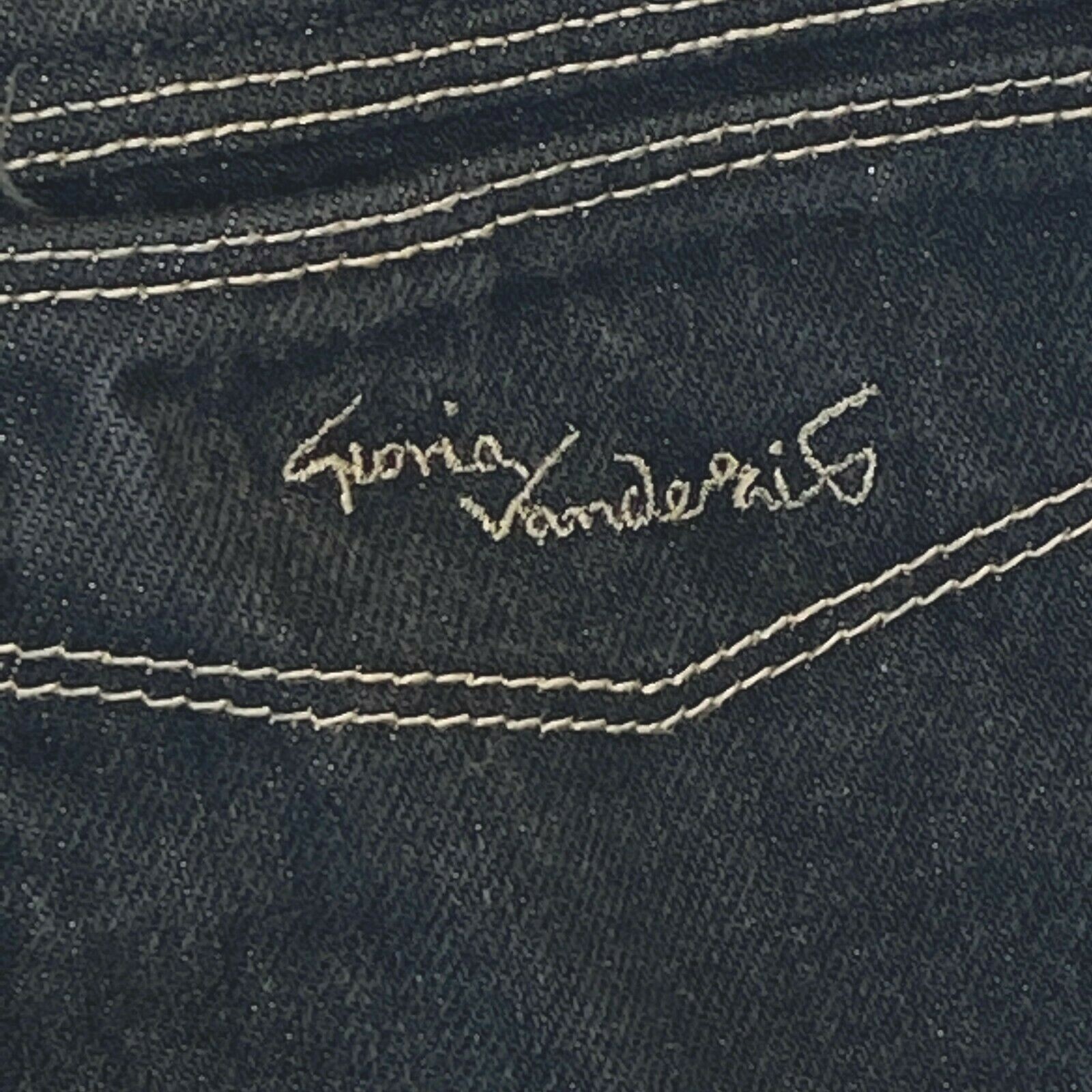 Gloria Vanderbilt for Murjani Jeans Vintage 1970s 1980s Black 13 actual 28×30 P1