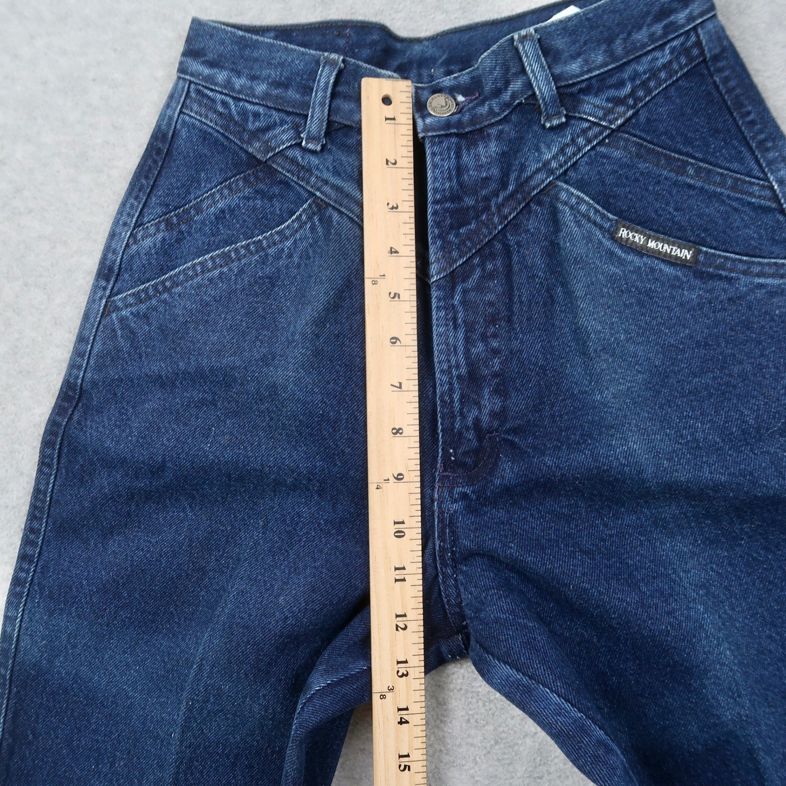 Rocky Mountain Clothing Co Vintage Western Jeans Dark Wash High Waist 29/9 x 36