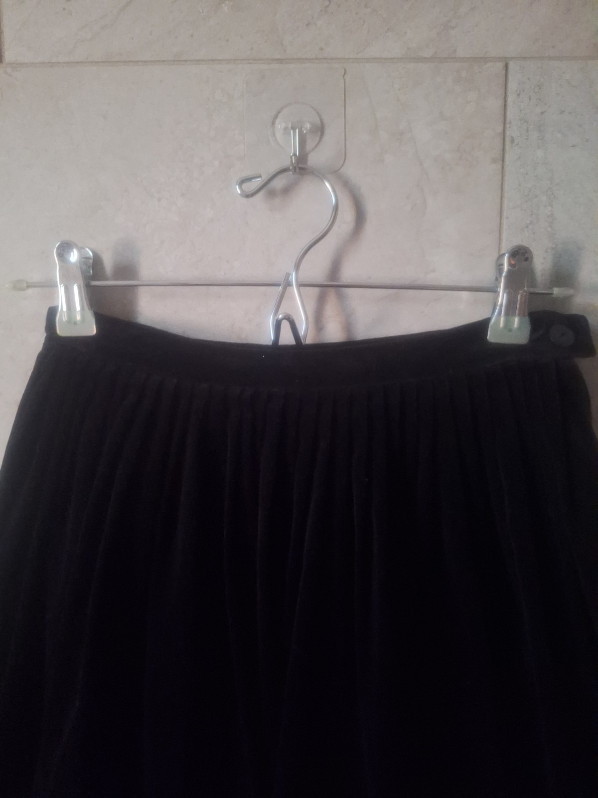 Vintage 1950s, Velvet Hand Embroidered Full Circle Skirt Whimsigoth Cottagecore
