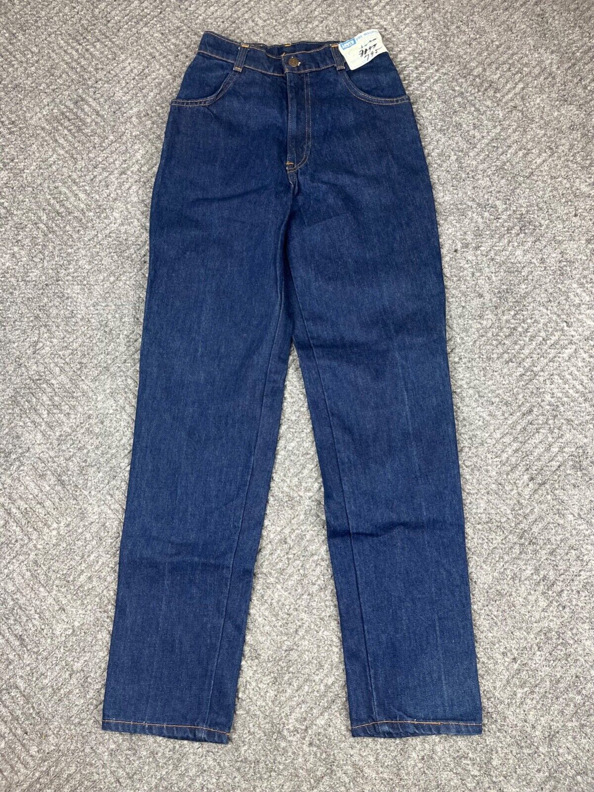 Vintage Rare 70’s Levi’s Desert Cowboy Tag Jeans Women’s 24″W 32″L Dark NOS
