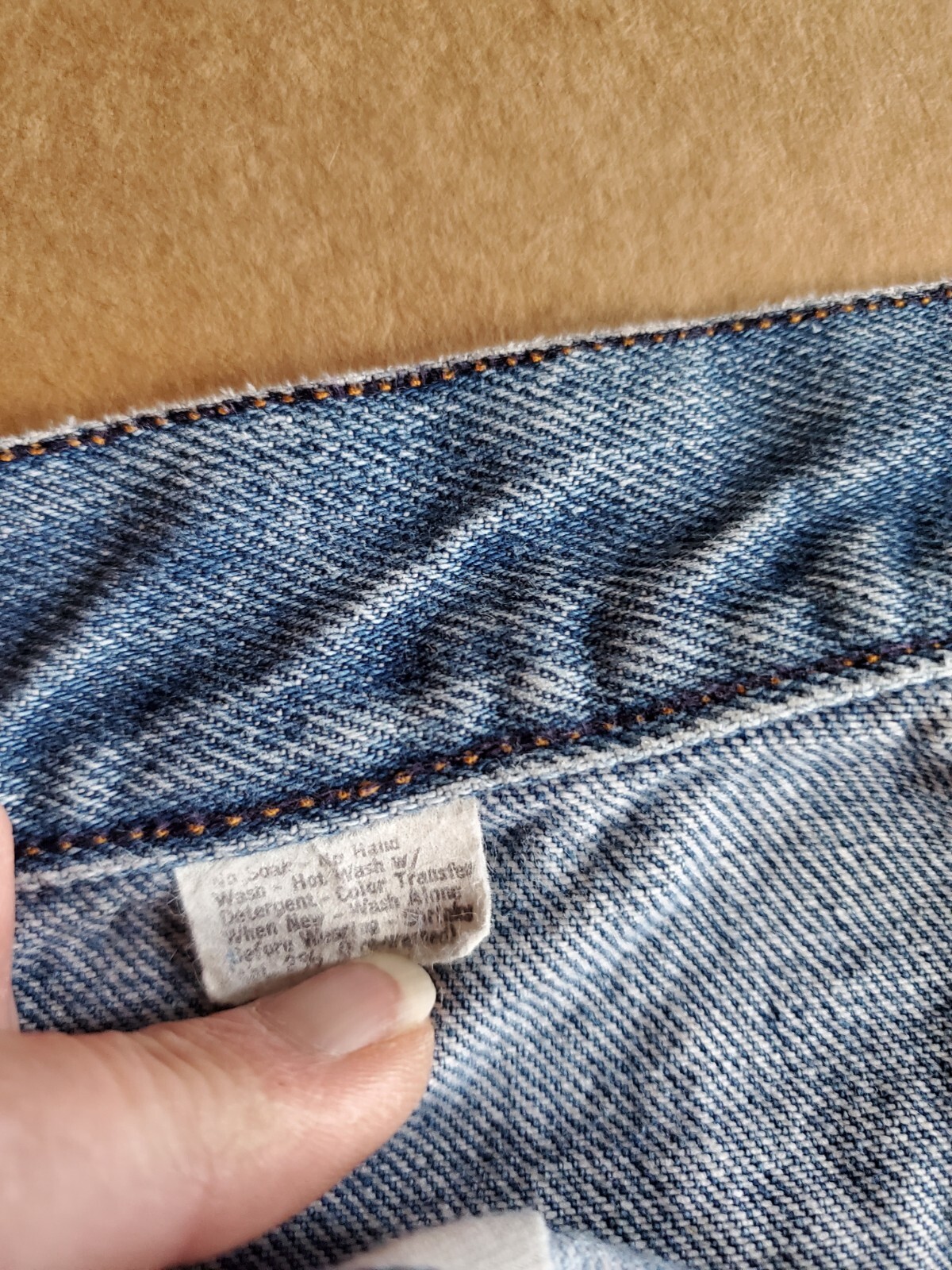 Vintage Rare Big E Levi’s Burgundy Patch Late 60’s early 70’s Scovill Zipper