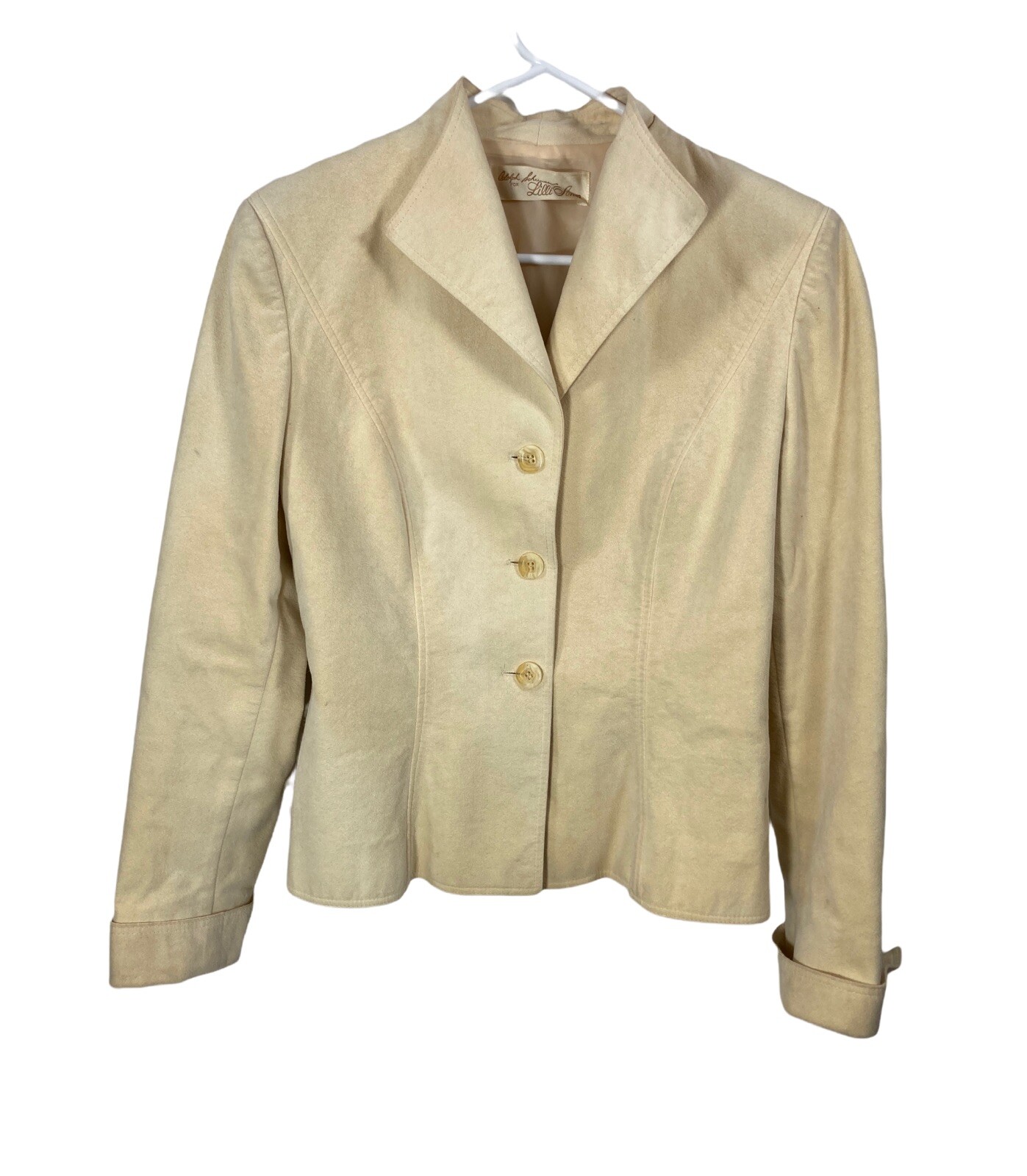 Woman’s Adolph Schuman for Lilli Ann Suit Jacket S Ultra Suede