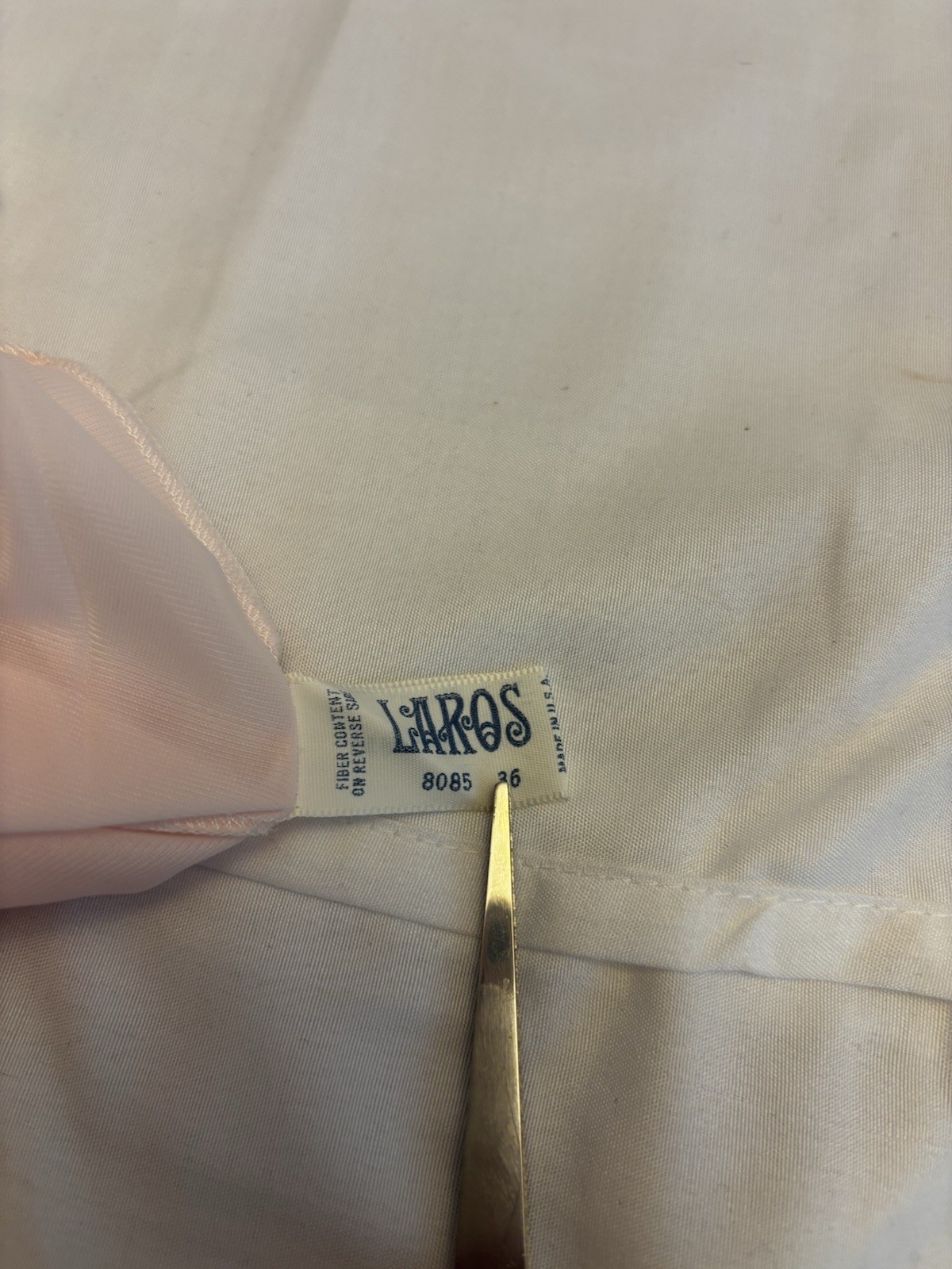 LAROS VTG WEDDING BELL PINK NIGHTGOWN, ROBE PEIGNOIR NEGLIGENCE Size S