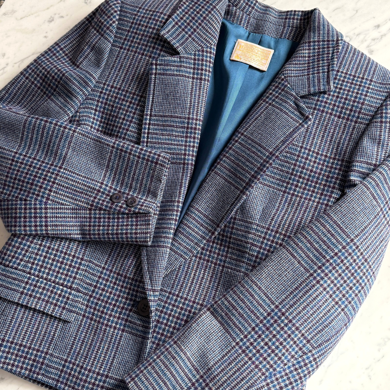 Vintage 1970’s Pendleton Virgin Wool Plaid Blazer – Womens 10/Small – ILGWU