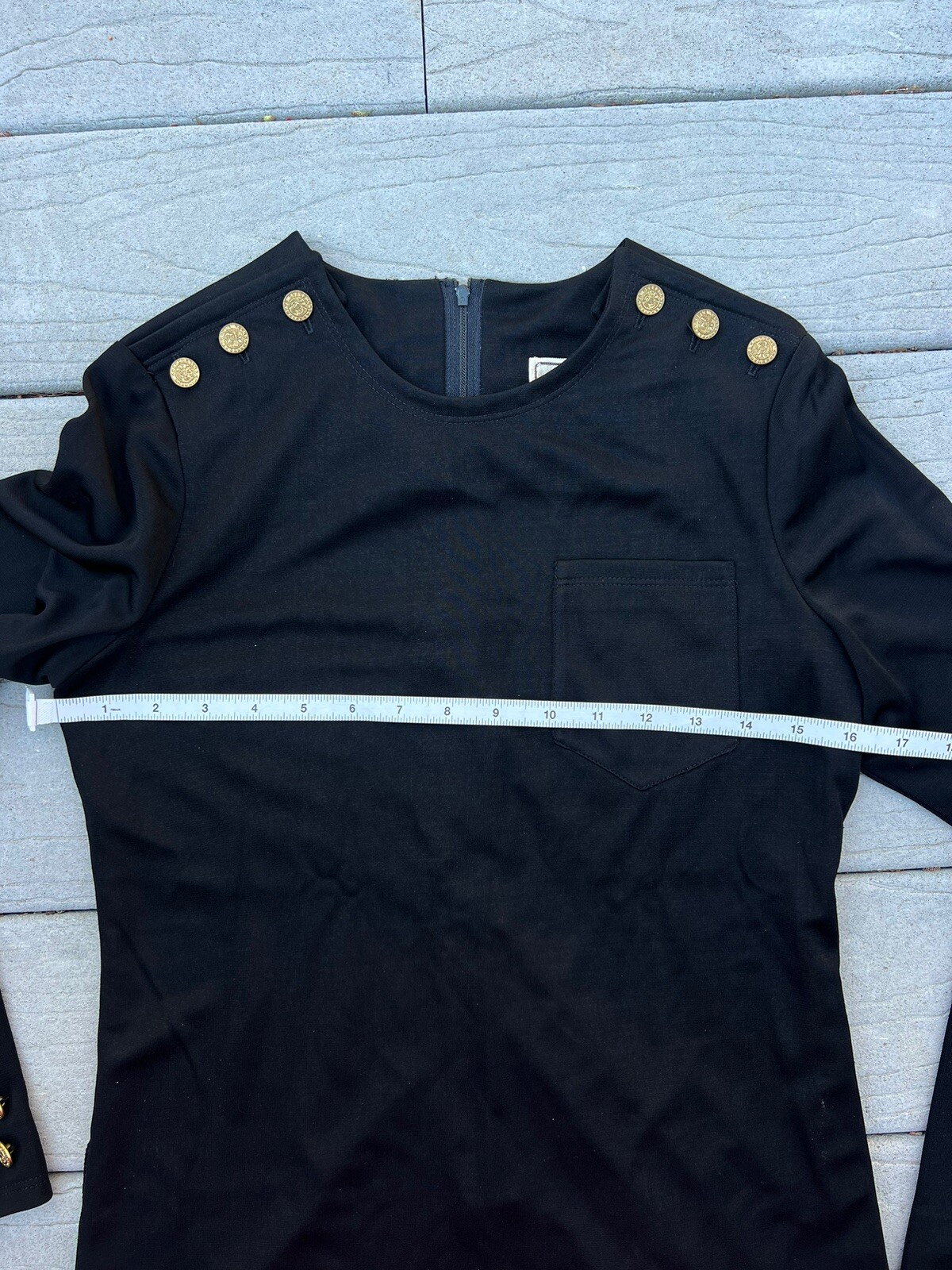 Vintage 1960s/1970s Two Piece Black Mini Skirt And Shirt Size XXS Classic