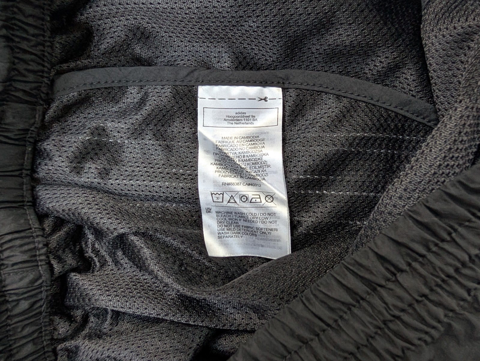 Adidas Like NEW Sprinter Nylon Shorts Running Womens 36 Black Running Sports Gym