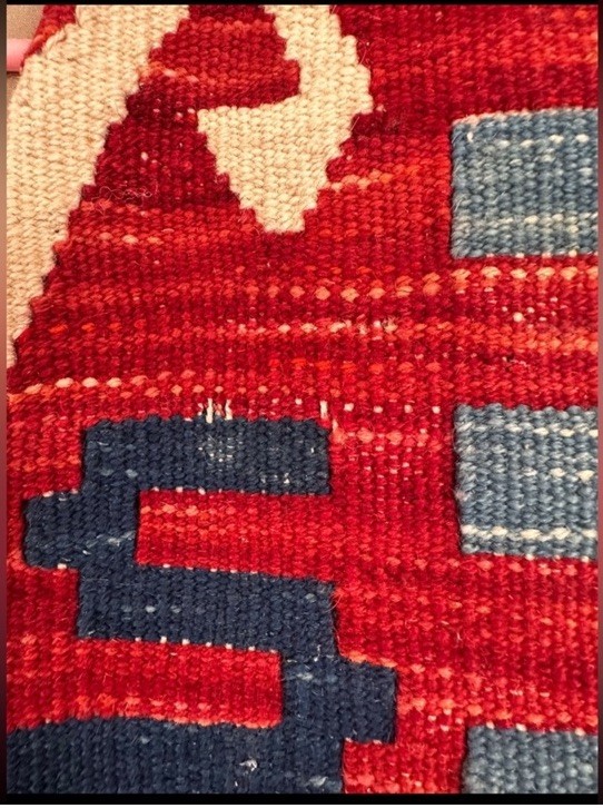 Vintage Boucher Santa Fe Handmade Full-Kilim Wool Vest Rare Southwestern