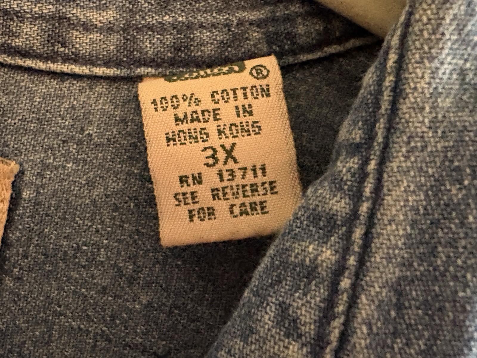 Vintage Marsh Landing Women’s 3X Denim 3X Shirt Layer For Those Cold morning