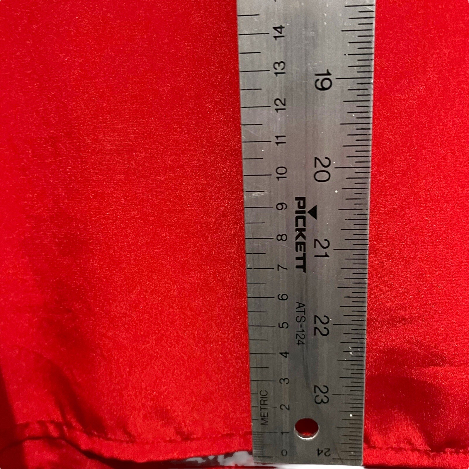 Secretary Librarian Top Blouse Women Size 6 Peters & Ashley Red Polyester Retro