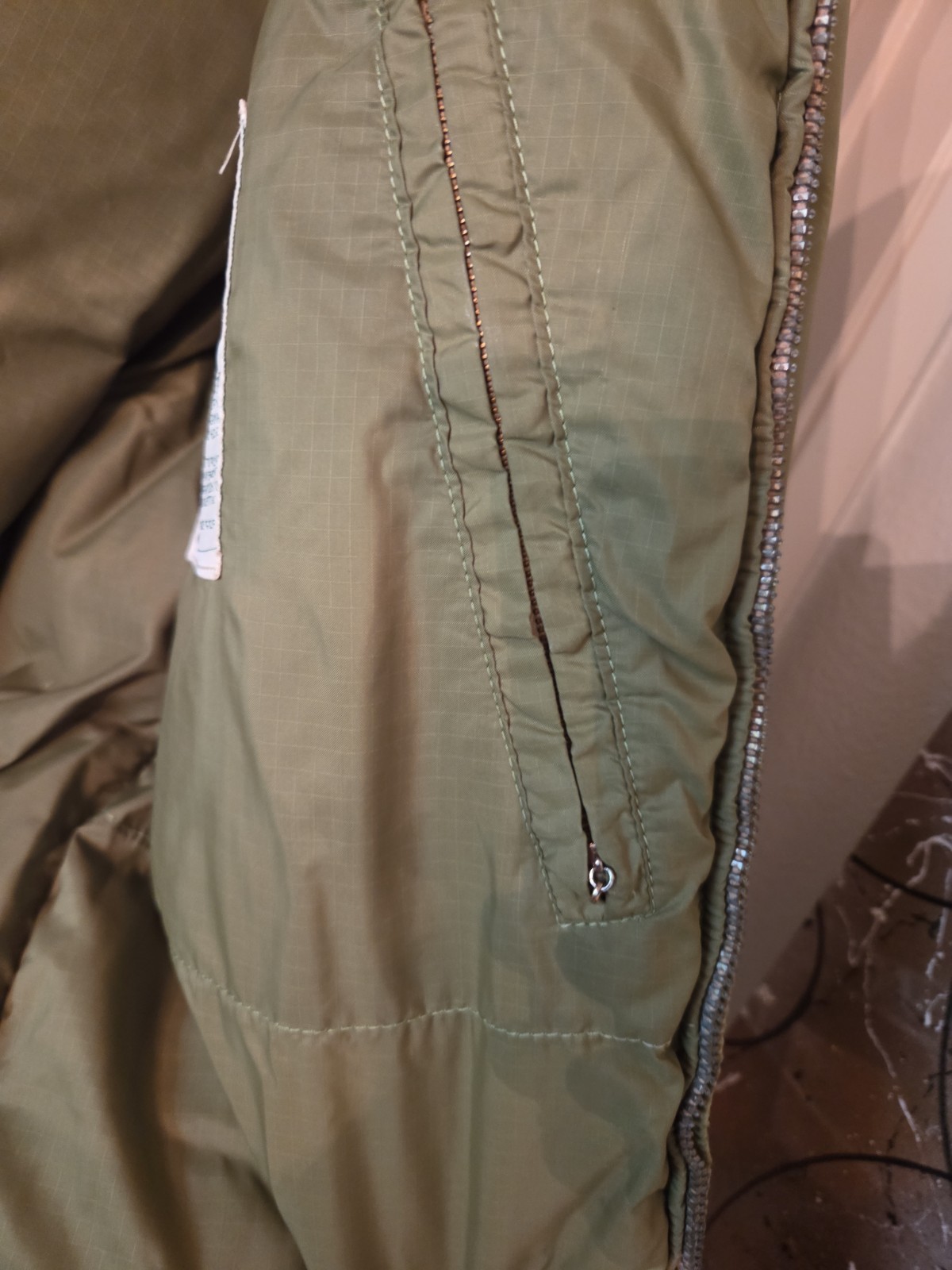 Rare Vtg 50’s, 60’s „ALP Sport” Down Ski Jacket Coat Women’s Skiing Small Green