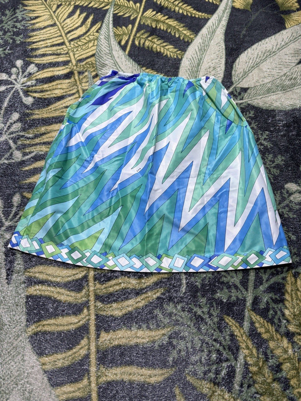 Emilio Pucci for Formfit Rogers geometric print Slip Skirt 60s Created in Italy