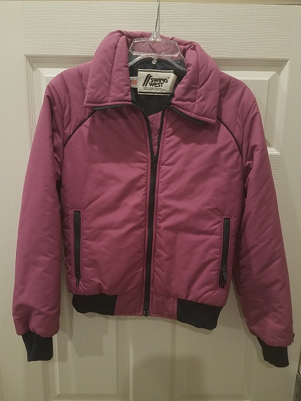 Vintage Swing West Jacket Ladies SMALL Magenta/Purple