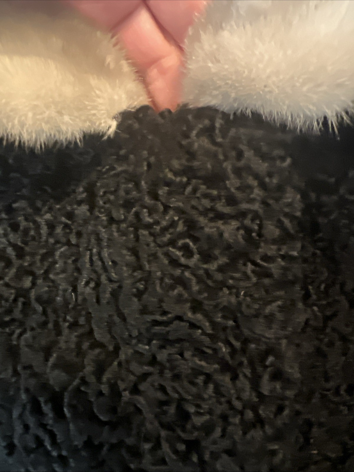 Vintage 60s Hudson’s Detroit Persian curly lamb short coat fur collar XL glam