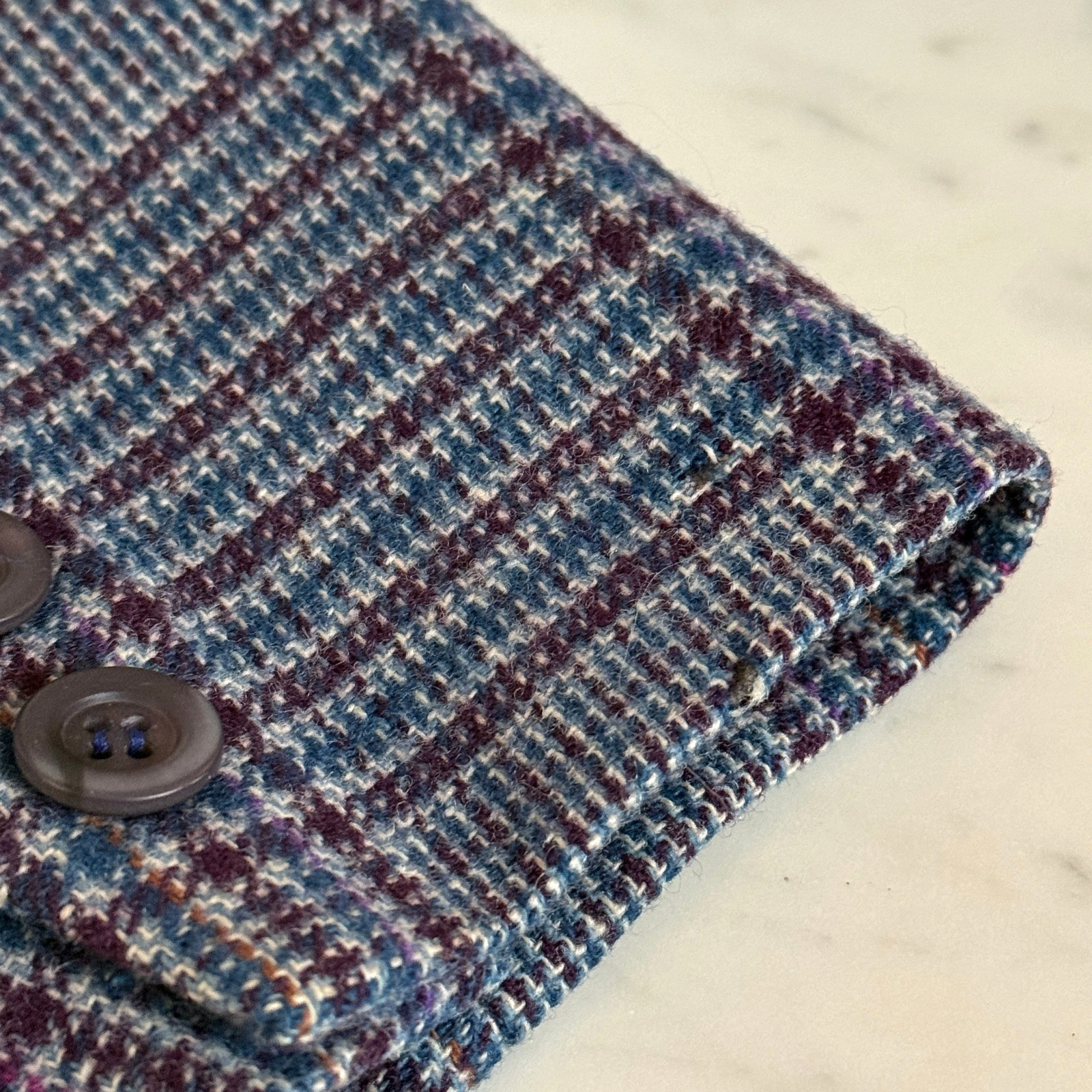 Vintage 1970’s Pendleton Virgin Wool Plaid Blazer – Womens 10/Small – ILGWU
