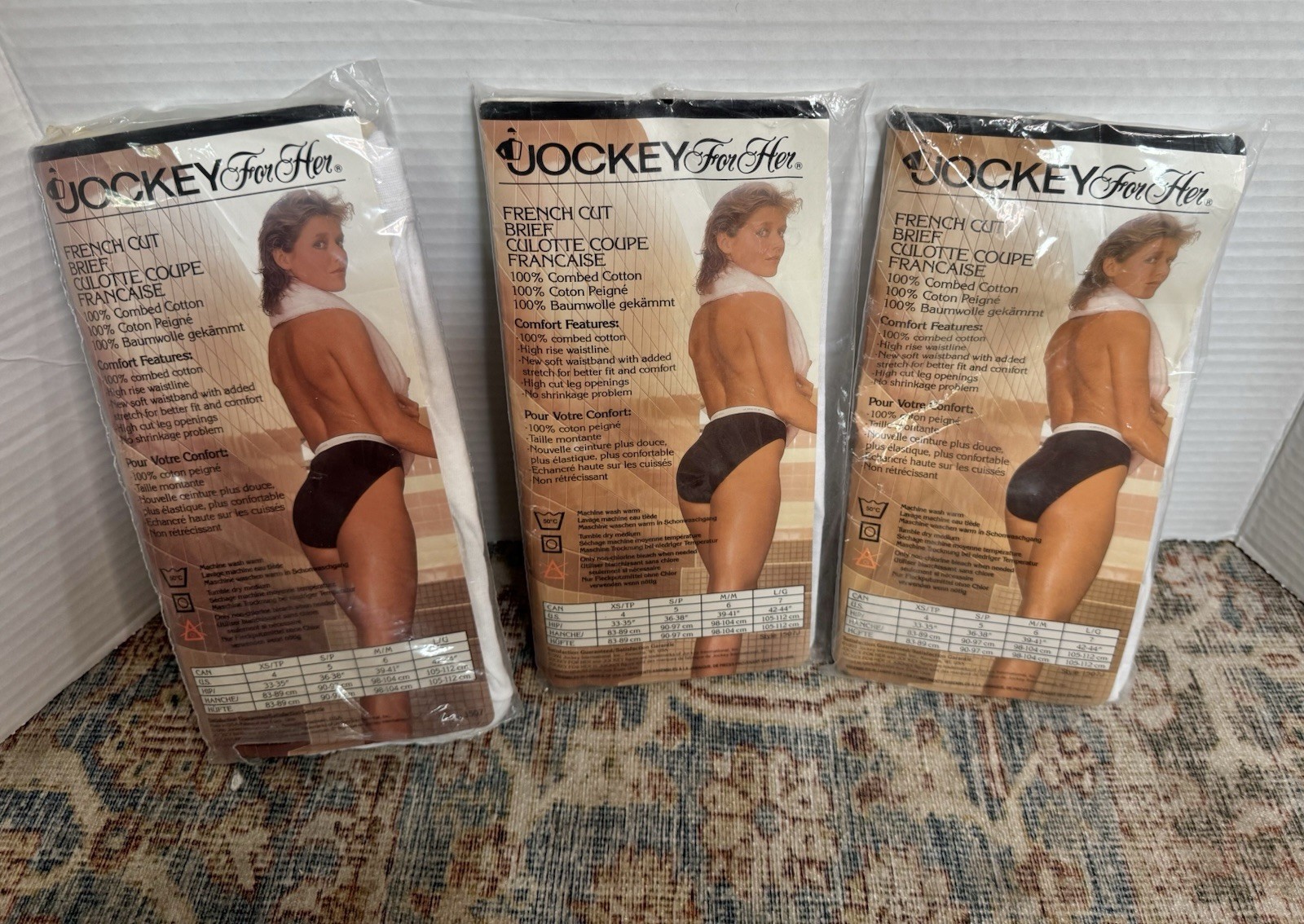 Jockey French Cut Panties Women’s Size 5 36-38” New Vintage NOS 1992 Underwear