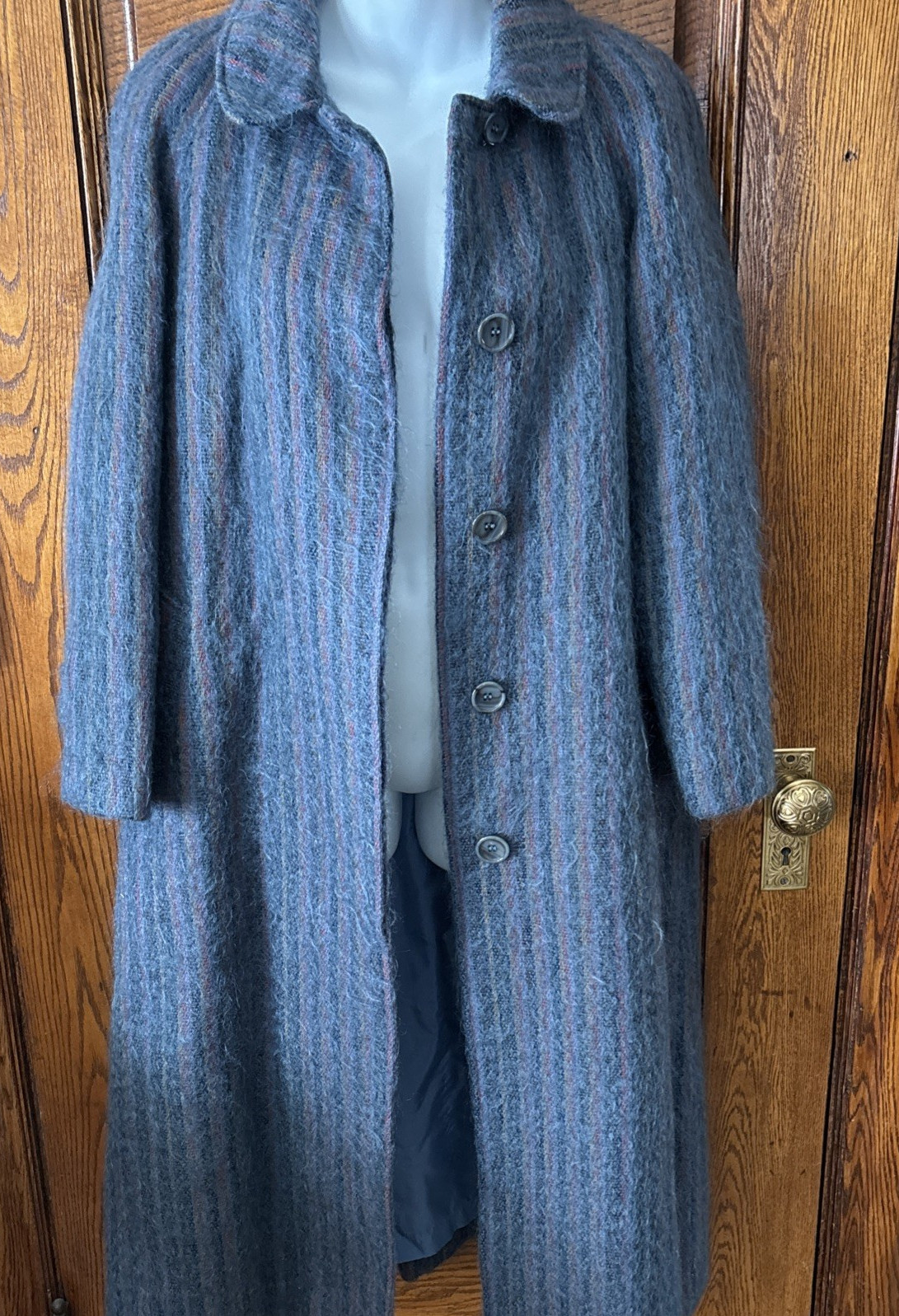 Vintage Rannoch Designs Tom Gilbey London Wool & Mohair Women’s Coat US 8 UK 10