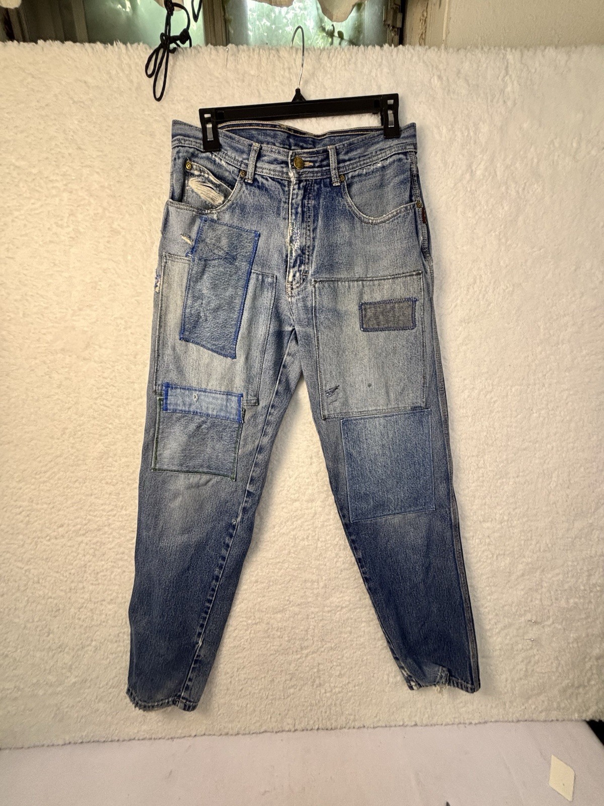 Vintage 80s/90s Lucky Star, True Taper, Patchwork Women ‘s Jeans- 30×27.