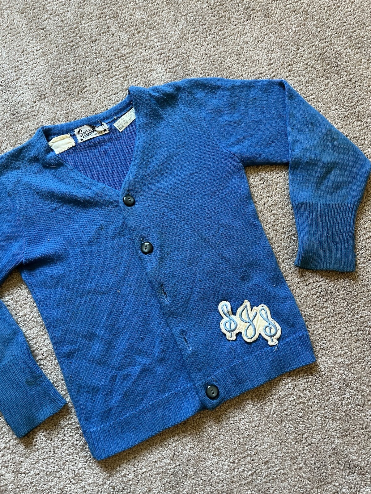 VTG 70’s St. James Episcopal School Cardigan Sweater