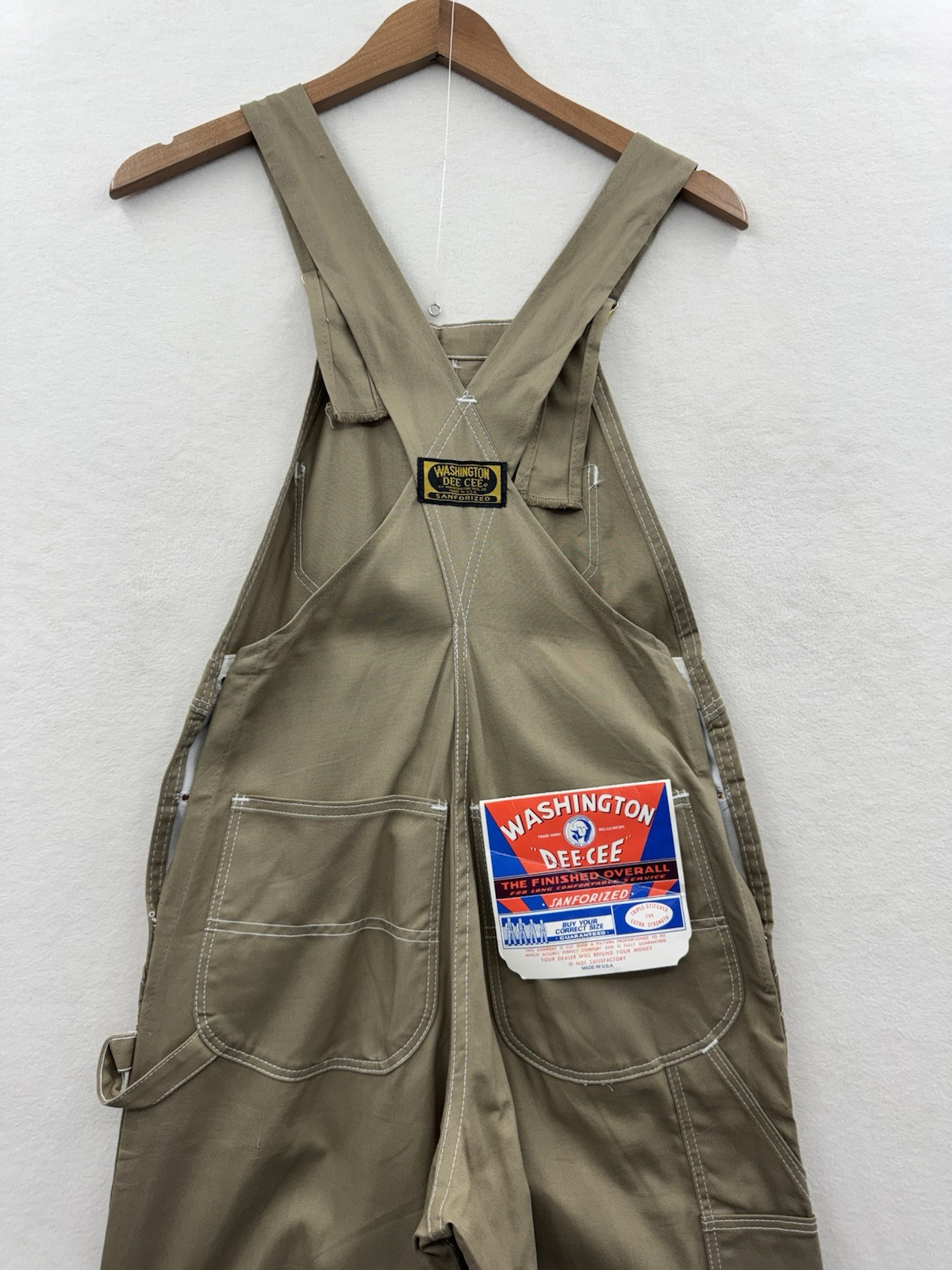 VTG Washington Dee Cee Size 26×36 Sanforized Overalls NOS Deadstock 1960s 70s