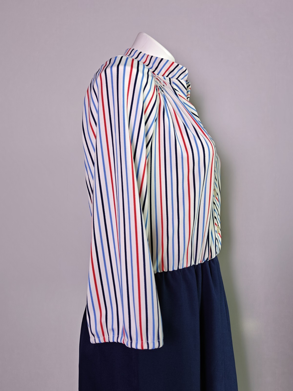 Vintage 1960s’ Amy Deb Dress Bobby’s Girl Style Striped Med/Lge No Belt
