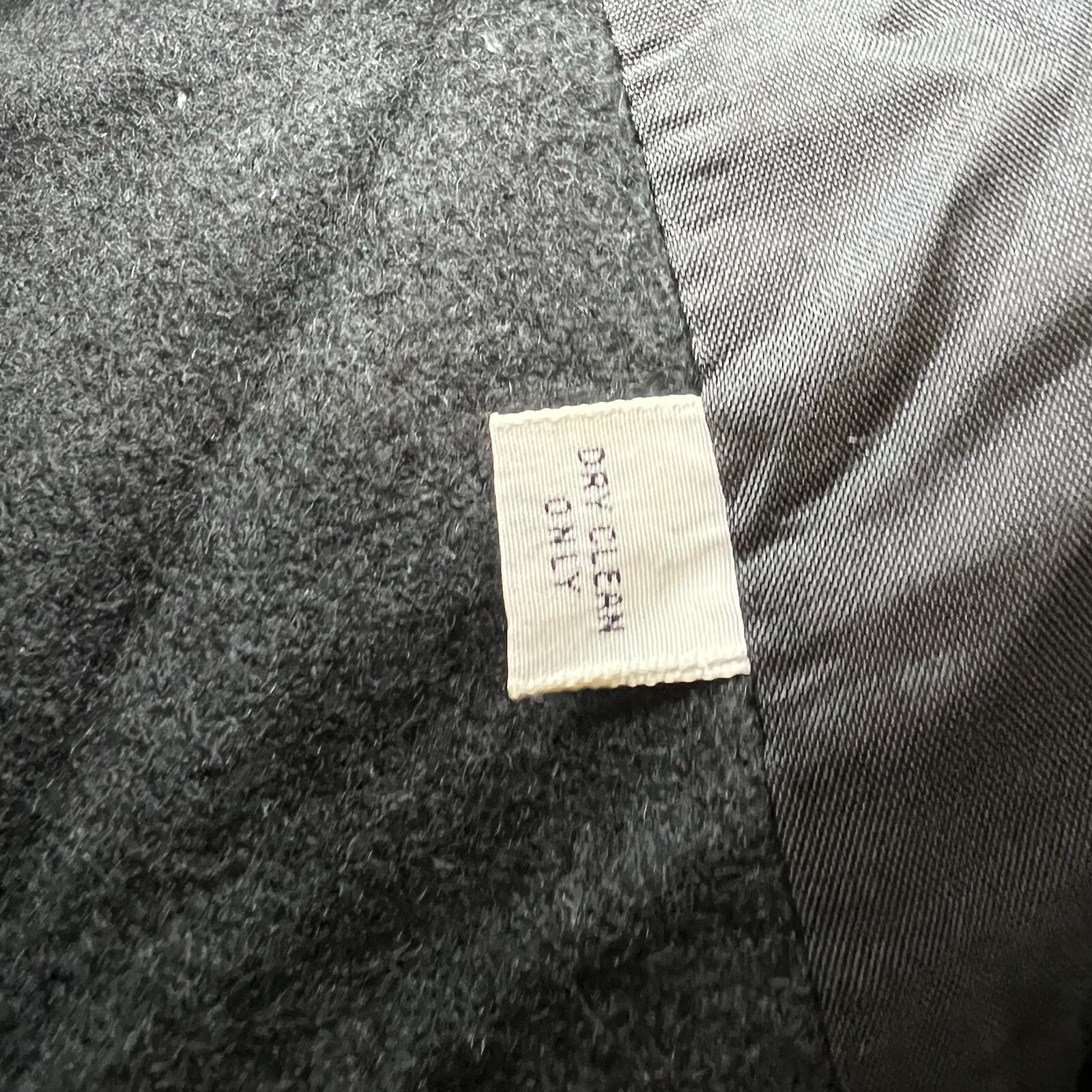 VTG DONNY BROOK Black Wool Trench Coat